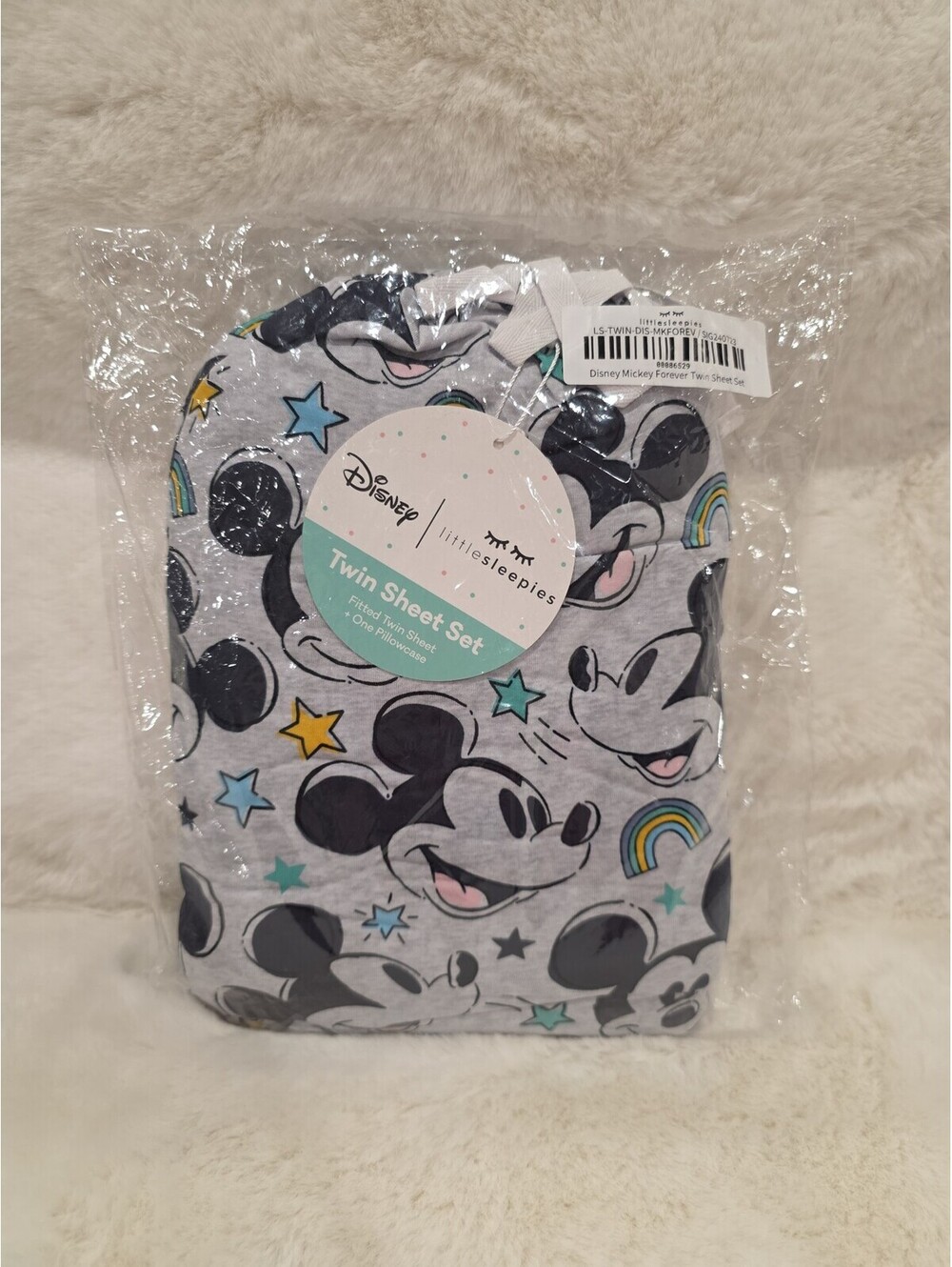 Disney Mickey Forever Twin Sheet Set Little Sleepies